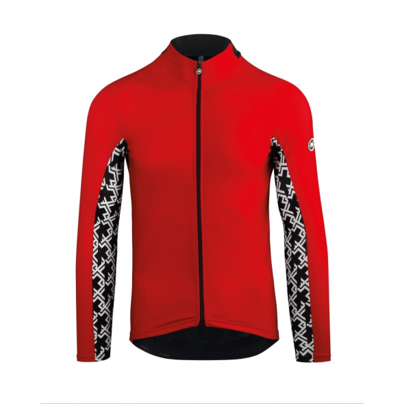 Tröja lång Assos MILLE GT Spring Fall LS Jersey Röd