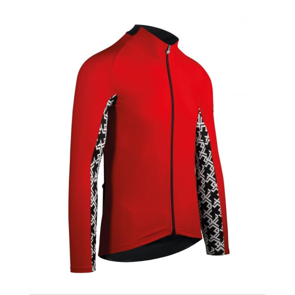 Tröja lång Assos MILLE GT Spring Fall LS Jersey Röd