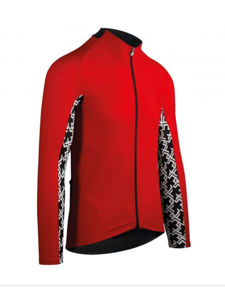 Tröja lång Assos MILLE GT Spring Fall LS Jersey Röd