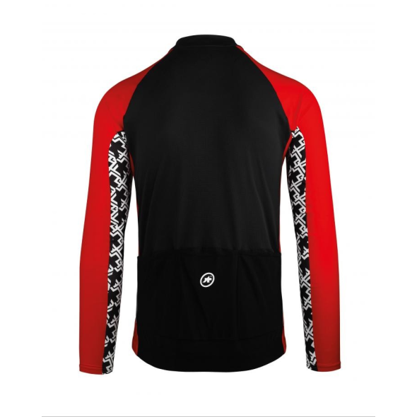 Tröja lång Assos MILLE GT Spring Fall LS Jersey Röd