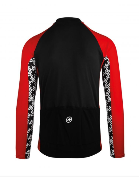 Tröja lång Assos MILLE GT Spring Fall LS Jersey Röd