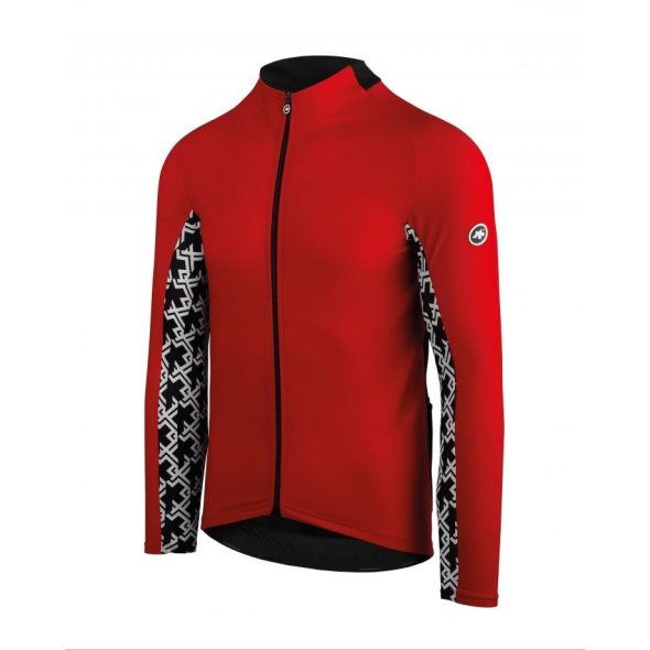 Tröja lång Assos MILLE GT Spring Fall LS Jersey Röd