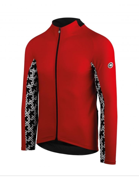 Tröja lång Assos MILLE GT Spring Fall LS Jersey Röd