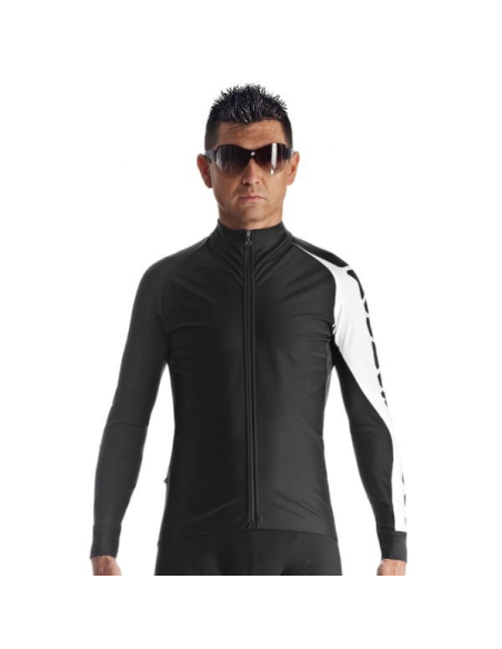 Jacka Assos milleintermediateJacket_evo7 Svart/Vit