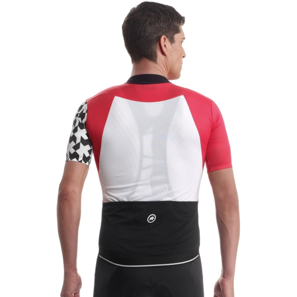 Tröja kort Assos S.S equipe evo8 Röd