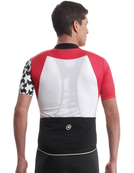 Tröja kort Assos S.S equipe evo8 Röd
