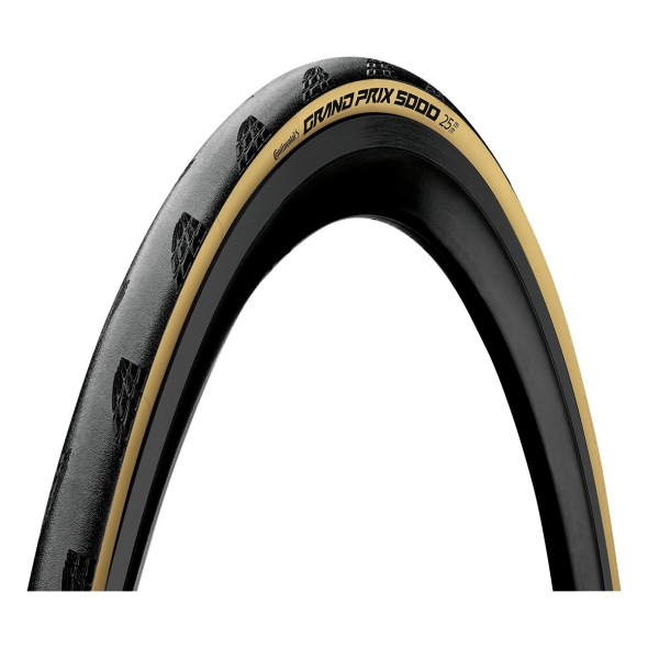 Däck Continental GP5000 Vikbart svart/gul 25-622