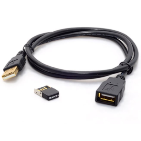 Adapter Wahoo ANT+ USB, med förlängningssladd