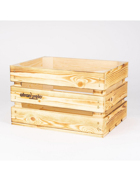 Trälåda Atran Woody, till pakethållare fram, inkl AVS