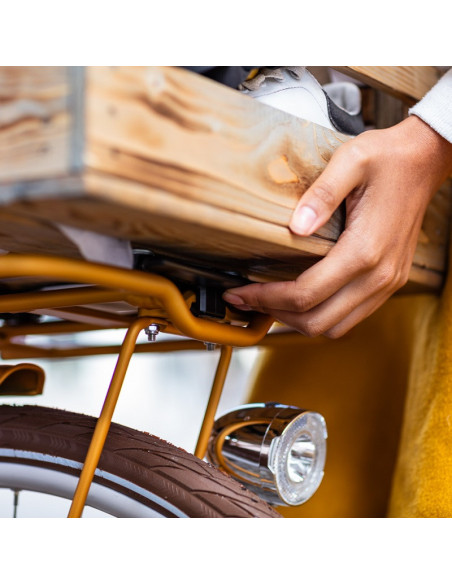 Trälåda Atran Woody, till pakethållare fram, inkl AVS