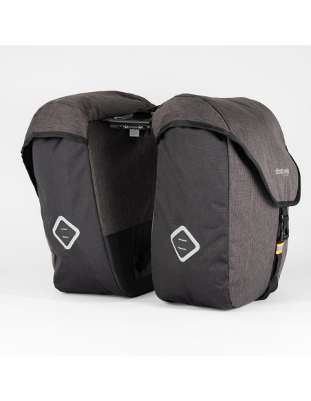 Väska Atran ZAP Double side pannier AVS, grå/svart