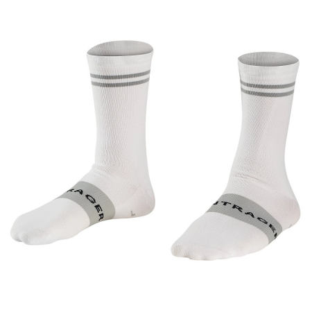 Sockor Bontrager Race Crew cykelstrumpa Vit