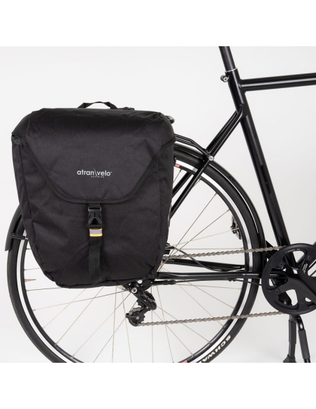 Väska Atran ZAP Single, Side Pannier AVS, svart