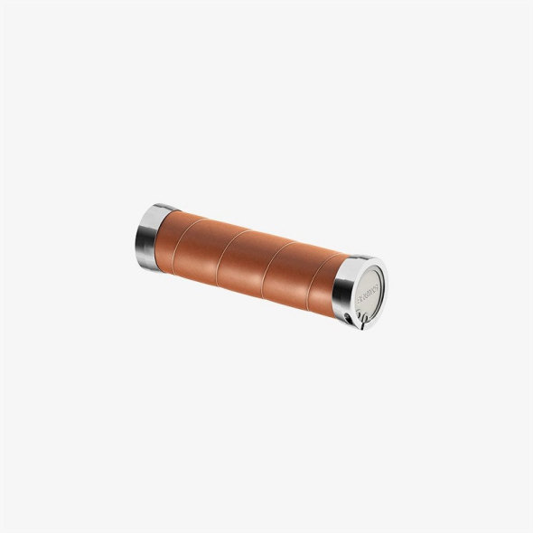 HANDTAG BROOKS Alu/Läder Honung 130 + 100 mm