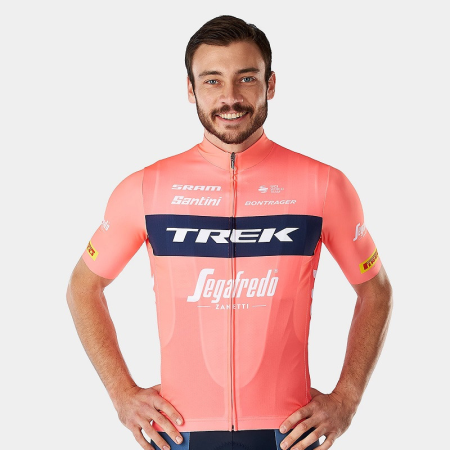 Tröja kort Santini Trek-Segafredo Training, Coral