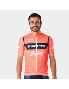 Vindväst Santini Trek-Segafredo  Replica, Coral