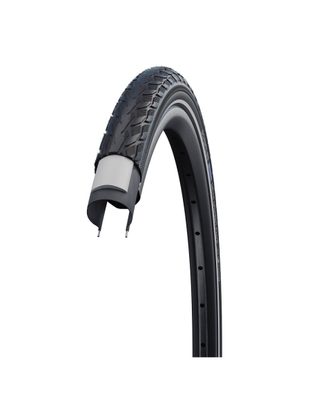 Däck Schwalbe Delta Cruiser Plus SBC PunctureGuard 37-622 Svart/Reflex