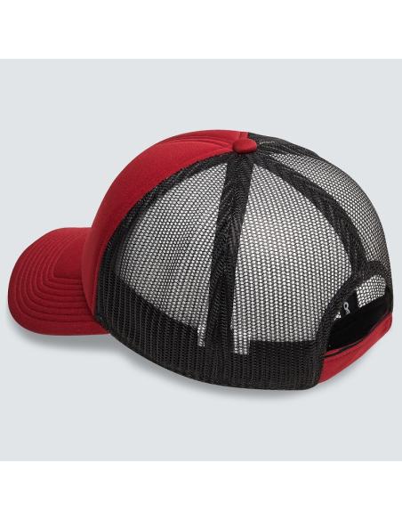 Keps Oakley Factory Pilot Trucker Hat, Iron Red