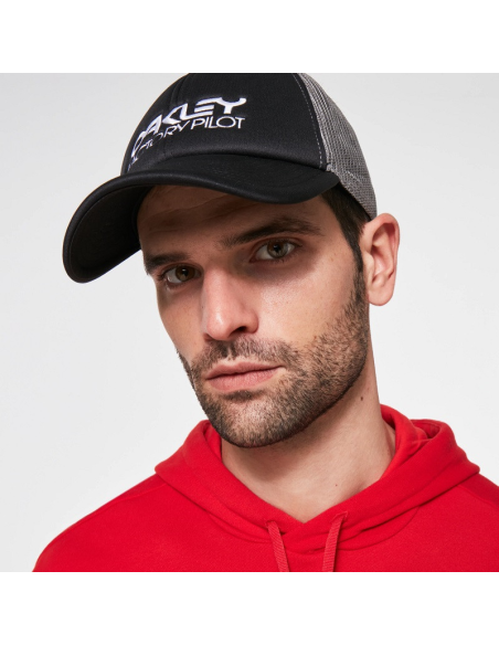 Keps Oakley Factory Pilot Trucker Hat, Blackout